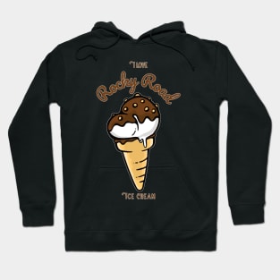 I Love Rocky Road Ice Cream Hoodie